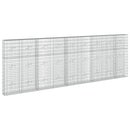 vidaXL Gabion 5 mm Dróttal és 5x10 cm Rácsos 450x20x150 cm