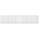 vidaXL Gabion 5 mm Dróttal és 5x10 cm Rácsos 500x30x100 cm