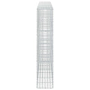 vidaXL Gabion 5 mm Dróttal és 5x10 cm Rácsos 450x30x150 cm