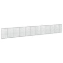 vidaXL Gabion 5 mm Dróttal és 5x10 cm Rácsos 1150x30x150 cm