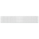 vidaXL Gabion 5 mm Dróttal és 5x10 cm Rácsos 1150x30x200 cm