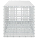 vidaXL Gabion 5 mm Dróttal és 5x10 cm Rácsos 500x50x50 cm