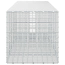 vidaXL Gabion 5 mm Dróttal és 5x10 cm Rácsos 600x50x50 cm