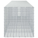vidaXL Gabion 5 mm Dróttal és 5x10 cm Rácsos 800x50x50 cm