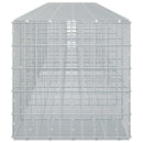 vidaXL Gabion 5 mm Dróttal és 5x10 cm Rácsos 1000x50x50 cm