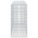 vidaXL Gabion 5 mm Dróttal és 5x10 cm Rácsos 450x50x100 cm