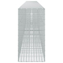 vidaXL Gabion 5 mm Dróttal és 5x10 cm Rácsos 1050x50x100 cm