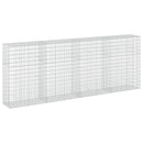 vidaXL Gabion 5 mm Dróttal és 5x10 cm Rácsos 400x50x150 cm