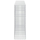 vidaXL Gabion 5 mm Dróttal és 5x10 cm Rácsos 400x50x150 cm