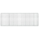 vidaXL Gabion 5 mm Dróttal és 5x10 cm Rácsos 450x50x150 cm