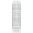 vidaXL Gabion 5 mm Dróttal és 5x10 cm Rácsos 450x50x150 cm