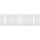vidaXL Gabion 5 mm Dróttal és 5x10 cm Rácsos 550x50x150 cm