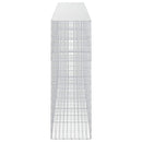 vidaXL Gabion 5 mm Dróttal és 5x10 cm Rácsos 550x50x150 cm