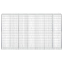 vidaXL Gabion 5 mm Dróttal és 5x10 cm Rácsos 350x50x200 cm