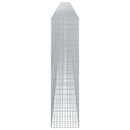 vidaXL Gabion 5 mm Dróttal és 5x10 cm Rácsos 1200x50x200 cm