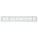 vidaXL Gabion 5 mm Dróttal és 5x10 cm Rácsos 450x100x50 cm