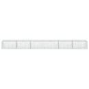 vidaXL Gabion 5 mm Dróttal és 5x10 cm Rácsos 600x100x50 cm