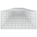 vidaXL Gabion 5 mm Dróttal és 5x10 cm Rácsos 800x100x50 cm