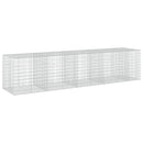 vidaXL Gabion 5 mm Dróttal és 5x10 cm Rácsos 450x100x100 cm