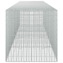 vidaXL Gabion 5 mm Dróttal és 5x10 cm Rácsos 450x100x100 cm
