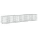 vidaXL Gabion 5 mm Dróttal és 5x10 cm Rácsos 600x100x100 cm