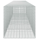 vidaXL Gabion 5 mm Dróttal és 5x10 cm Rácsos 600x100x100 cm
