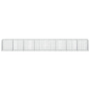 vidaXL Gabion 5 mm Dróttal és 5x10 cm Rácsos 800x100x100 cm