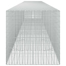 vidaXL Gabion 5 mm Dróttal és 5x10 cm Rácsos 800x100x100 cm