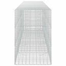 vidaXL Gabion 5 mm Dróttal és 5x10 cm Rácsos 450x100x150 cm