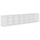 vidaXL Gabion 5 mm Dróttal és 5x10 cm Rácsos 700x100x150 cm