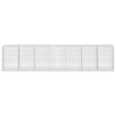 vidaXL Gabion 5 mm Dróttal és 5x10 cm Rácsos 700x100x150 cm