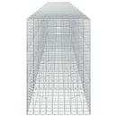 vidaXL Gabion 5 mm Dróttal és 5x10 cm Rácsos 700x100x150 cm