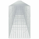 vidaXL Gabion 5 mm Dróttal és 5x10 cm Rácsos 1050x100x150 cm