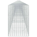 vidaXL Gabion 5 mm Dróttal és 5x10 cm Rácsos 1100x100x150 cm