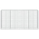 vidaXL Gabion 5 mm Dróttal és 5x10 cm Rácsos 400x100x200 cm