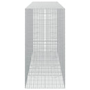 vidaXL Gabion 5 mm Dróttal és 5x10 cm Rácsos 400x100x200 cm