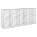 vidaXL Gabion 5 mm Dróttal és 5x10 cm Rácsos 450x100x200 cm