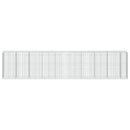 vidaXL Gabion 5 mm Dróttal és 5x10 cm Rácsos 950x100x200 cm