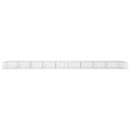 vidaXL Gabion 5 mm Dróttal és 10x10 cm Rácsos 950x50x50 cm