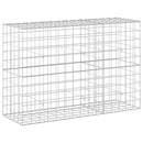 vidaXL Gabion 5 mm-es dróttal és 10x10 cm-es hálóval 150x50x100 cm