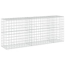 vidaXL Gabion 5 mm-es dróttal és 10x10 cm-es hálóval 250x50x100 cm