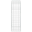 vidaXL Gabion 5 mm-es dróttal és 10x10 cm-es hálóval 100x50x150 cm