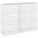 vidaXL Gabion 5 mm-es dróttal és 10x10 cm-es hálóval 200x50x150 cm