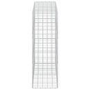 vidaXL Gabion 5 mm-es dróttal és 10x10 cm-es hálóval 200x50x150 cm