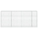 vidaXL Gabion 5 mm Dróttal és 10x10 cm Rácsos 350x50x150 cm