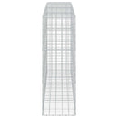 vidaXL Gabion 5 mm Dróttal és 10x10 cm Rácsos 350x50x150 cm