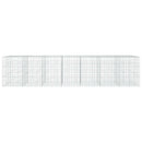 vidaXL Gabion 5 mm-es dróttal és 10x10 cm-es hálóval 700x50x150 cm