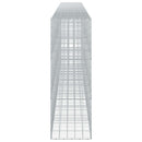 vidaXL Gabion 5 mm-es dróttal és 10x10 cm-es hálóval 700x50x150 cm