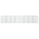 vidaXL Gabion 5 mm-es dróttal és 10x10 cm-es hálóval 800x50x150 cm