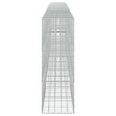 vidaXL Gabion 5 mm-es dróttal és 10x10 cm-es hálóval 850x50x150 cm